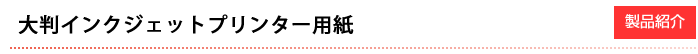 大判インクジェットプリンター用紙