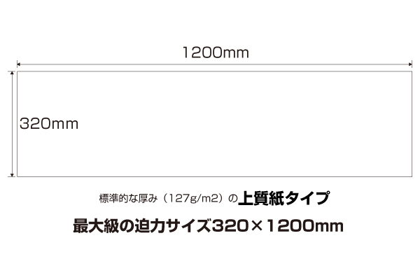 実物 ステイショナリープリント 320長尺用紙 ラミフリー <br>長尺用紙 長尺紙 長尺POP バナー 横断幕 垂れ幕<br>